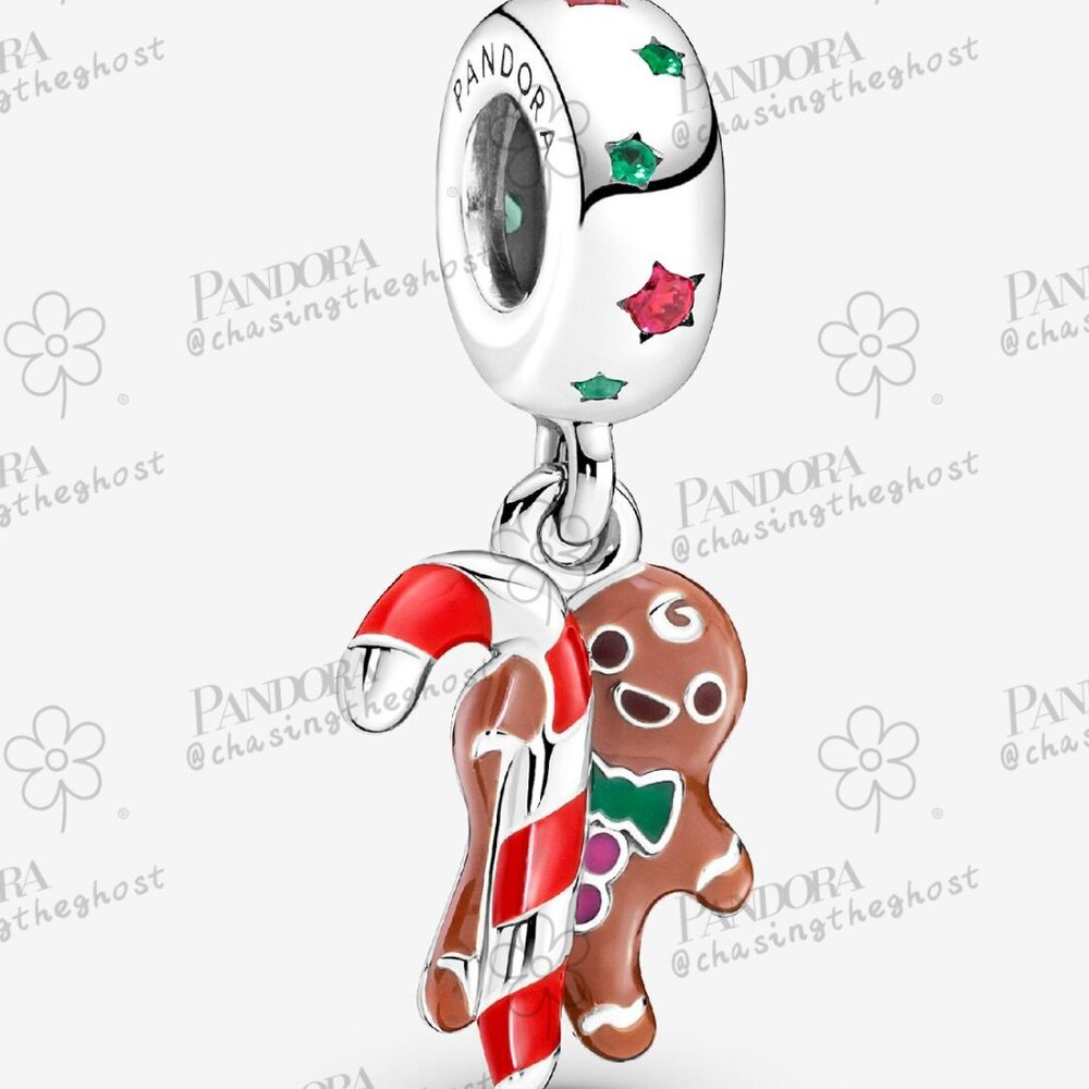Pandora Gingerbread Man Dangle Charm